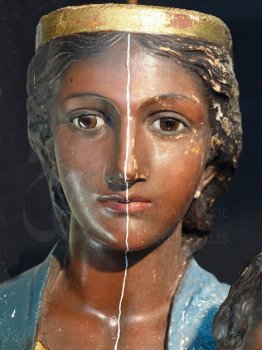 Restauración Virgen Peña de Francia Salamanca
